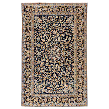 Tappeto persiano Kashan Patina