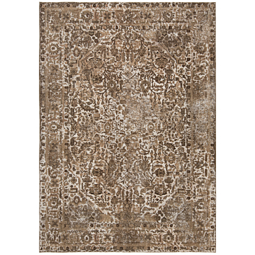 Vintage Relief Rug Gray 283 x 200 cm