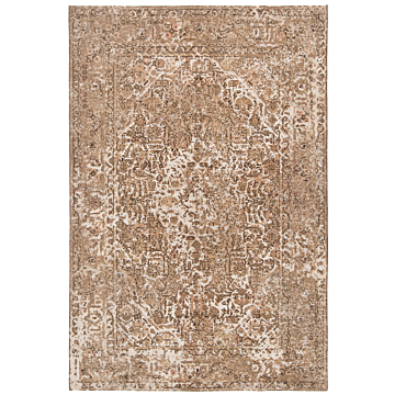 Vintage Relief Rug Gray 299 x 195 cm