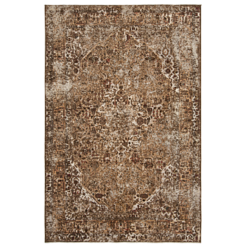 Vintage Relief Rug Brown 12 x 192 cm