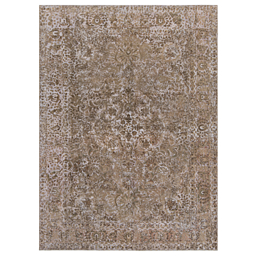 Vintage Relief Rug Gray 345 x 255 cm