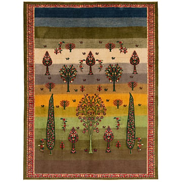 Gabbeh persian Rug Multicolor 230 x 176 cm
