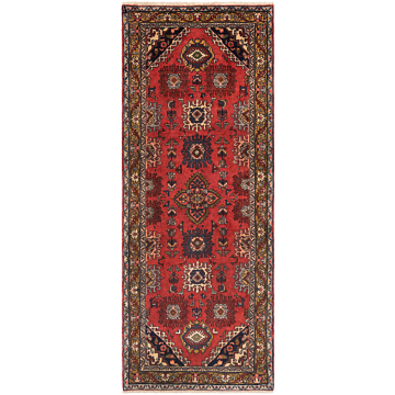 Hamedan Persian Rug Red 190 x 75 cm