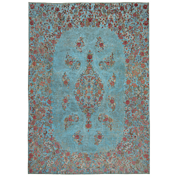 Vintage Rug Blue 371 x 267 cm