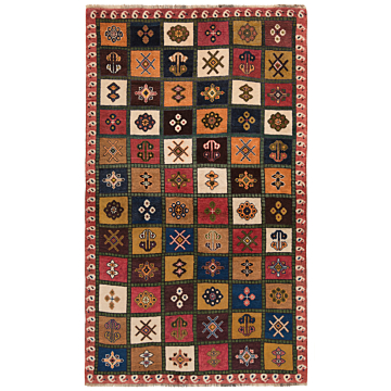 Gabbeh persian Rug Multicolor 194 x 115 cm