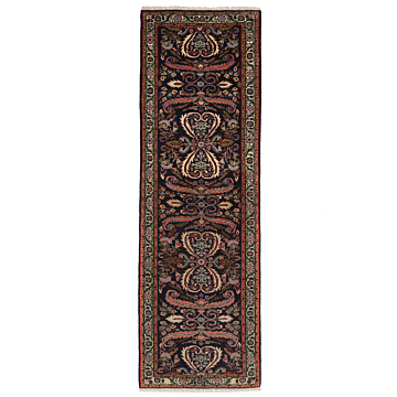 Hamedan Persian Rug Night Blue 230 x 70 cm