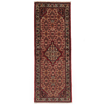 Hamedan Persian Rug Brown 201 x 74 cm