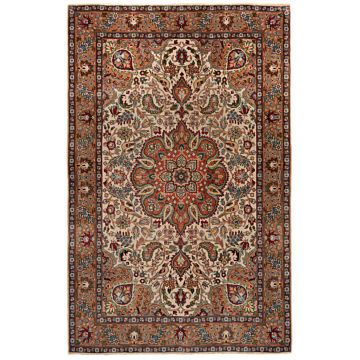 Tappeto persiano Tabriz con patina