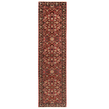 Hamedan Mehraban Persian Rug Orange 311 x 82 cm