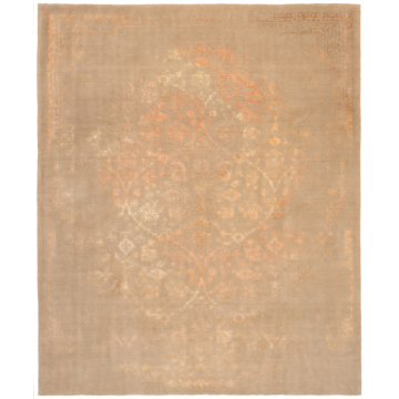 Modern Design Persian Rug Beige-Cream 293 x 254 cm