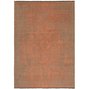 Modern Design Persian Rug Brown 298 x 197 cm