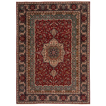 Tappeto persiano Tabriz con patina