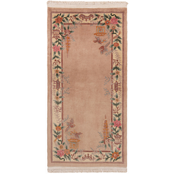 chinese carpet Pink 137 x 66 cm