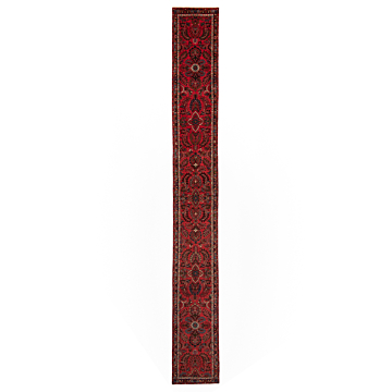 Hamedan Persian Rug Red 611 x 73 cm