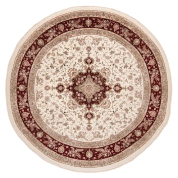 Tabriz Indian Rug Beige-Cream 308 x 308 cm