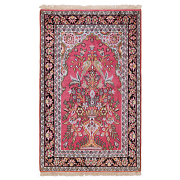 Tappeto indiano in pura seta del Kashmir