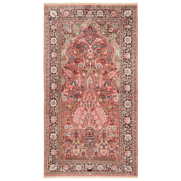  Tappeto indiano in pura seta del Kashmir
