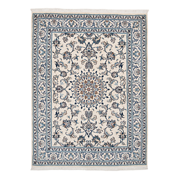 Nain Persian Rug Beige-Cream 191 x 143 cm