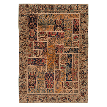 Patchwork Rug Multicolor 247 x 173 cm