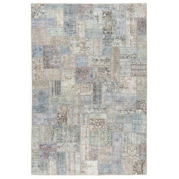 Tapis en relief patchwork