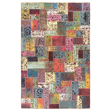Tapis en relief patchwork