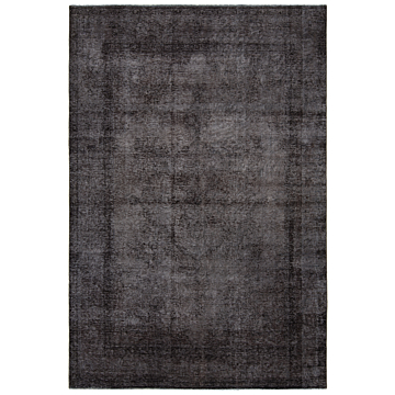 Vintage Rug Black 297 x 201 cm