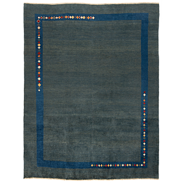Loribaft Indian Rug Green 335 x 268 cm