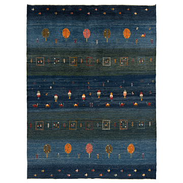 Loribaft Indian Rug Night Blue 233 x 175 cm