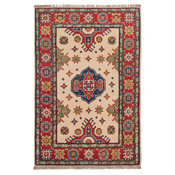 Kazak Rug Beige-Cream 123 x 81 cm