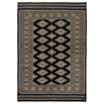 Pakistan Bokhara Black 177 x 124 cm