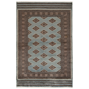 Pakistan Bokhara Gray 205 x 136 cm