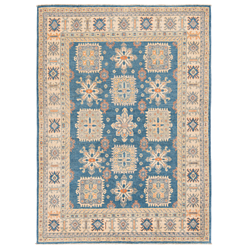 Kazak Rug Blue 201 x 148 cm