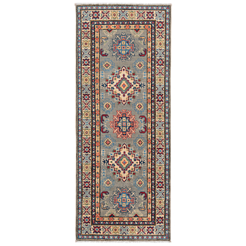 Kazak Rug Gray 204 x 82 cm