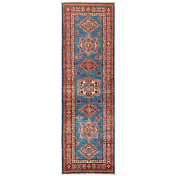 Kazak Fine Rug Blue 191 x 61 cm