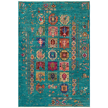 Ziegler Rug Turquoise 297 x 202 cm