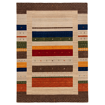 Handloom Rug Multicolor 240 x 173 cm