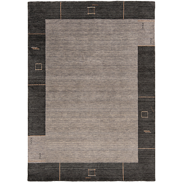 Handloom Rug Gray 240 x 170 cm