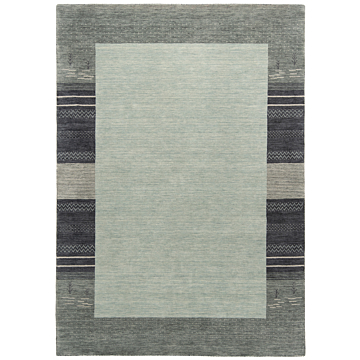 Handloom Rug Gray 240 x 170 cm