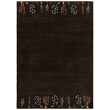 Handloom Rug Brown 180 x 120 cm