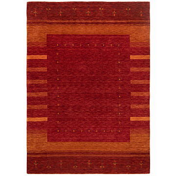 Handloom Rug Red 239 x 172 cm