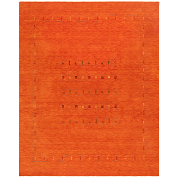 Handloom Rug Orange 250 x 203 cm
