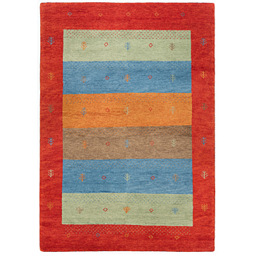 Gabbeh persian Rug Red 200 x 140 cm