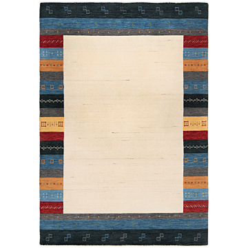 Handloom Rug Beige-Cream 240 x 170 cm