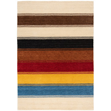 Handloom Rug Multicolor 245 x 168 cm