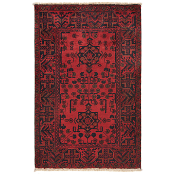 Kahlmohammadi Afghan Rug Red 146 x 97 cm