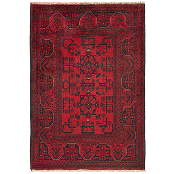 Kahlmohammadi Afghan Rug Red 149 x 103 cm