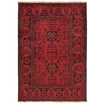 Kahlmohammadi Afghan Rug Red 144 x 100 cm