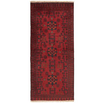 Kahlmohammadi Afghan Rug Red 186 x 80 cm