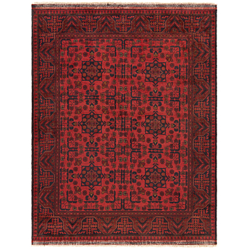 Kahlmohammadi Afghan Rug Red 191 x 150 cm