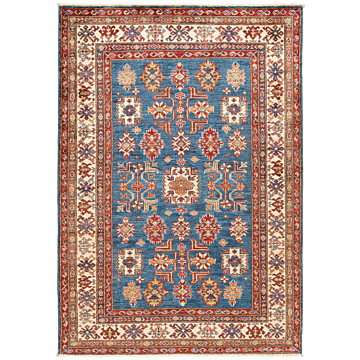 Kazak Fine Rug Blue 177 x 127 cm